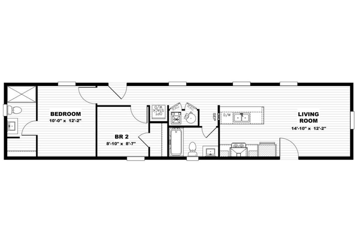 Tempo Respect 51TEM14602AH by Clayton West Mountain View Homes Grays